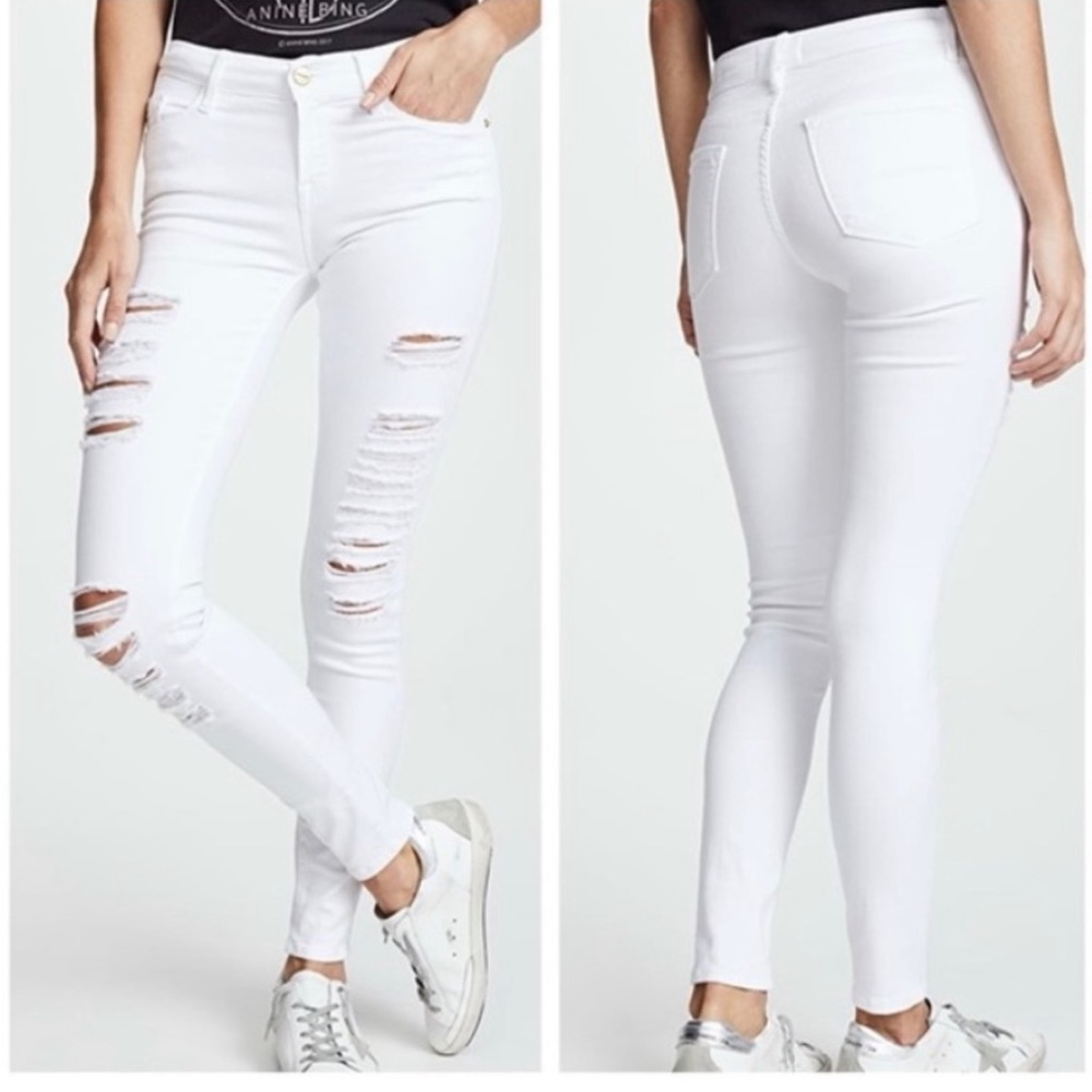 Frame Denim destroyed jeans